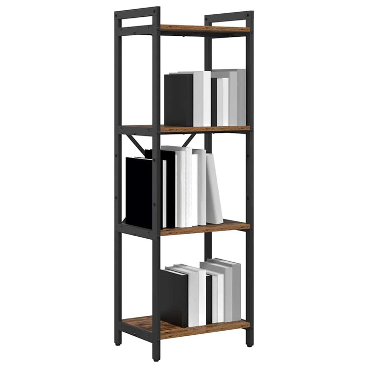 Bogreol Gammelt træ 40 x 30 x 119 cm Konstrueret træ