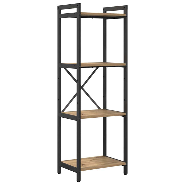 Bogreol 40 x 30 x 119 cm Konstrueret træ Artisan Egetræ