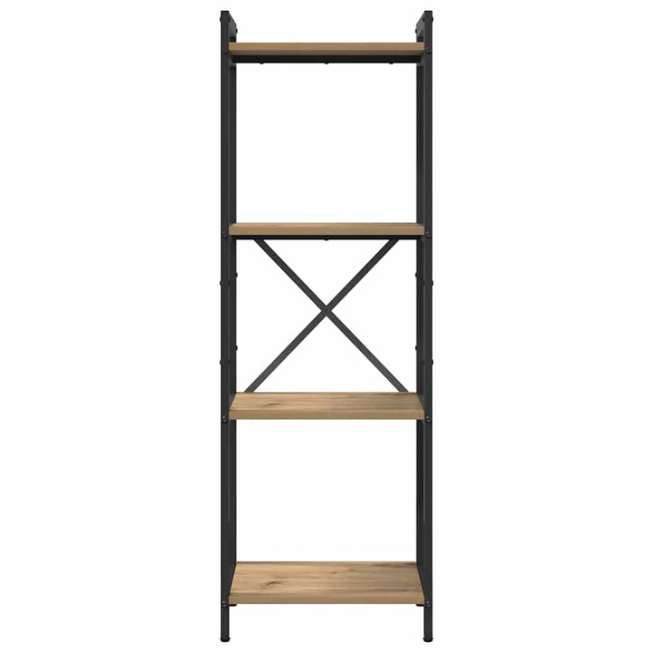 Bogreol Artisan Egetræ 40 x 30 x 119 cm Konstrueret træ