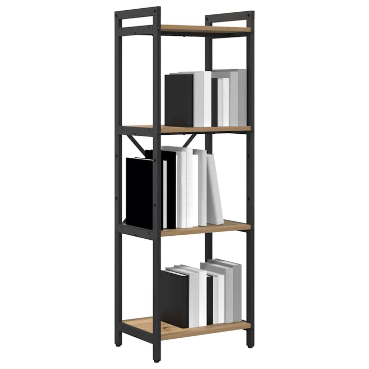 Bogreol Artisan Egetræ 40 x 30 x 119 cm Konstrueret træ