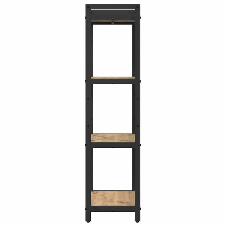 Bogreol 40 x 30 x 119 cm Konstrueret træ Artisan Egetræ
