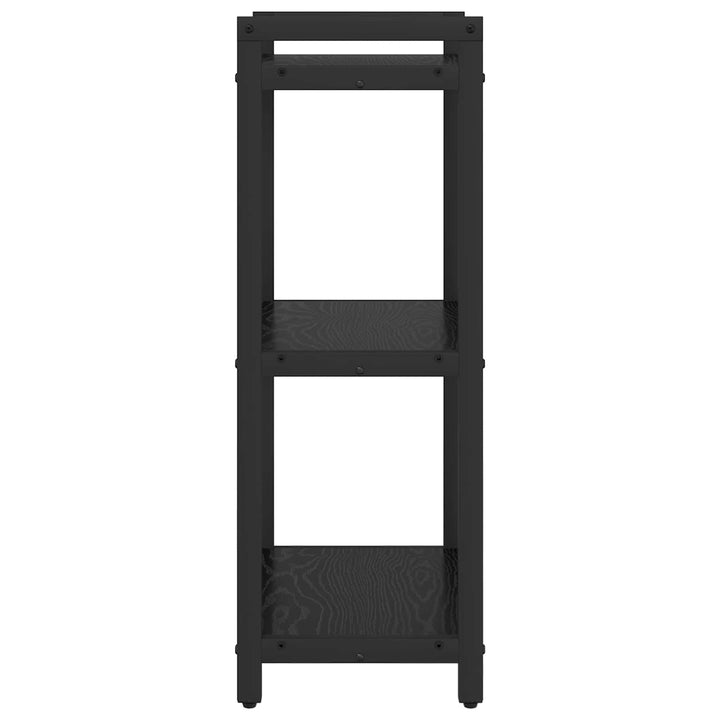 Bogreol Sort eg 40 x 30 x 85 cm Konstrueret træ