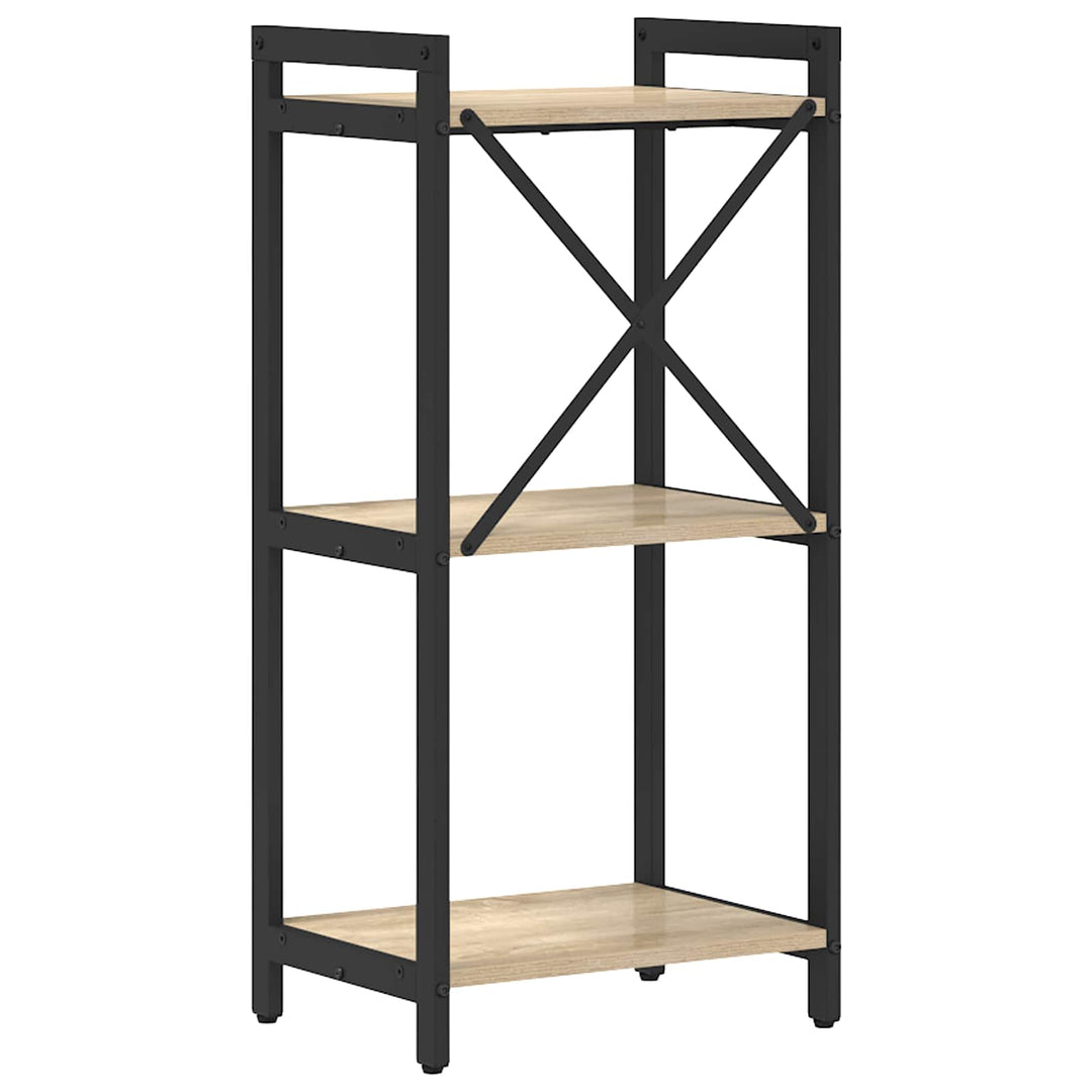 Bogreol Sonoma eg 40 x 30 x 85 cm Konstrueret træ