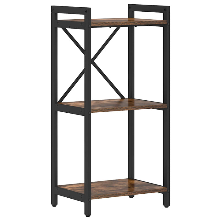 Bogreol 40 x 30 x 85 cm Konstrueret træ Røget eg