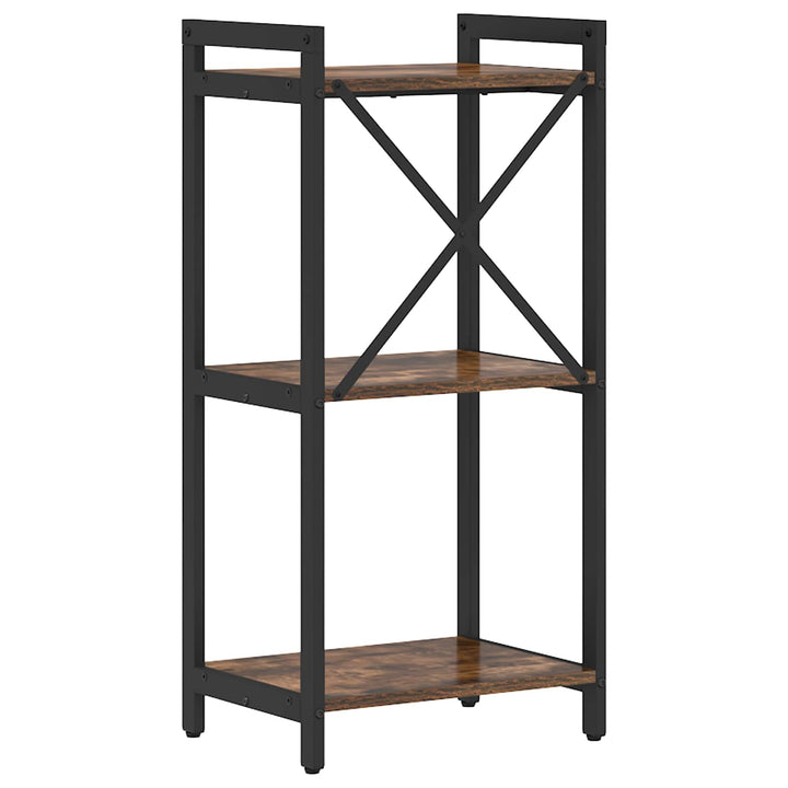 Bogreol 40 x 30 x 85 cm Konstrueret træ Røget eg