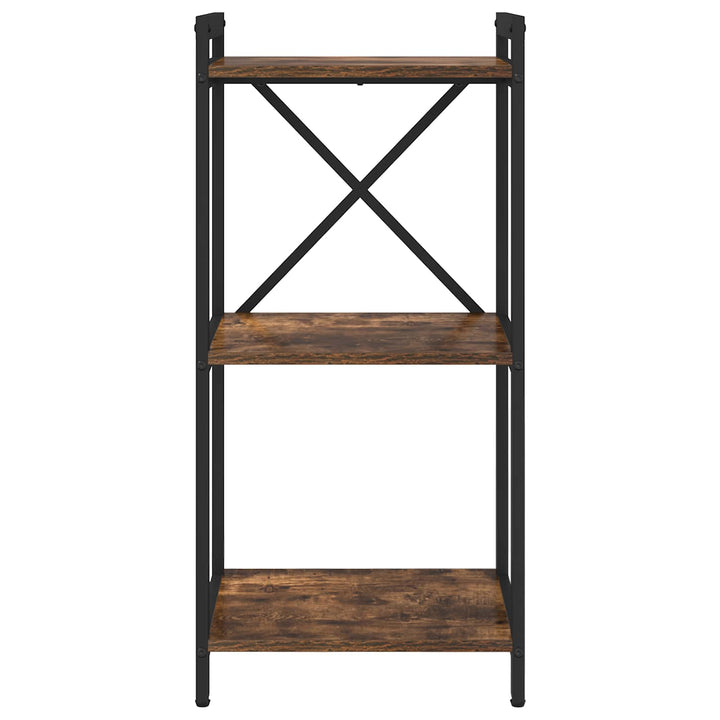 Bogreol 40 x 30 x 85 cm Konstrueret træ Røget eg