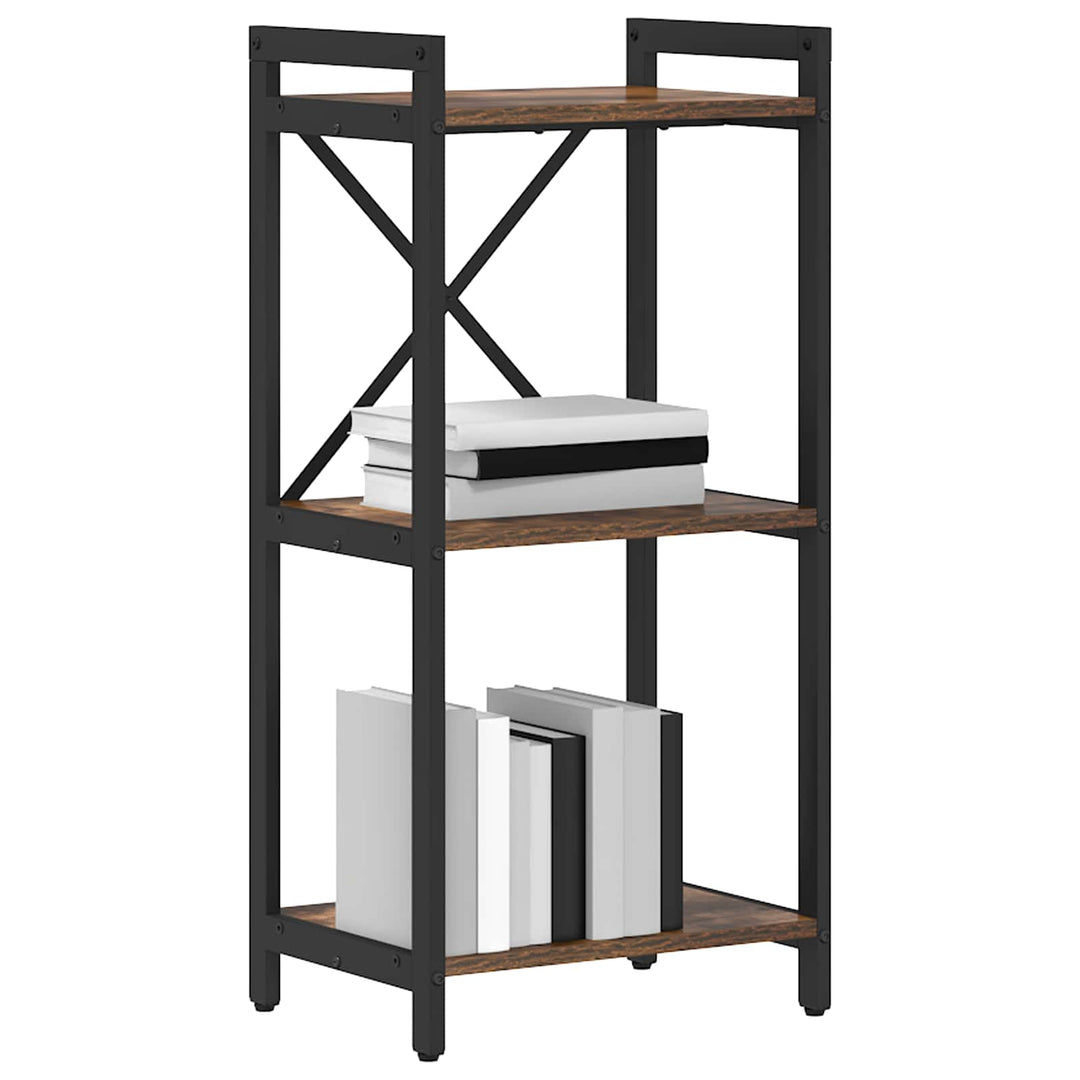Bogreol 40 x 30 x 85 cm Konstrueret træ Røget eg