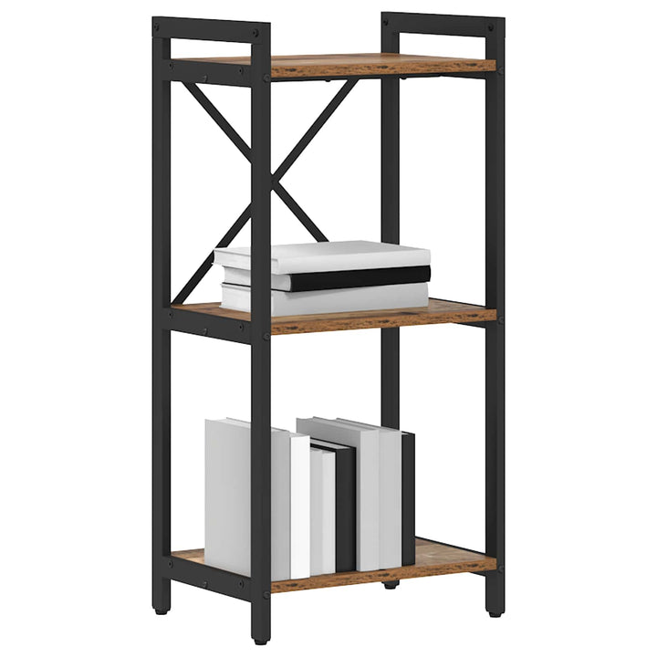 Bogreol Gammelt træ 40 x 30 x 85 cm Konstrueret træ