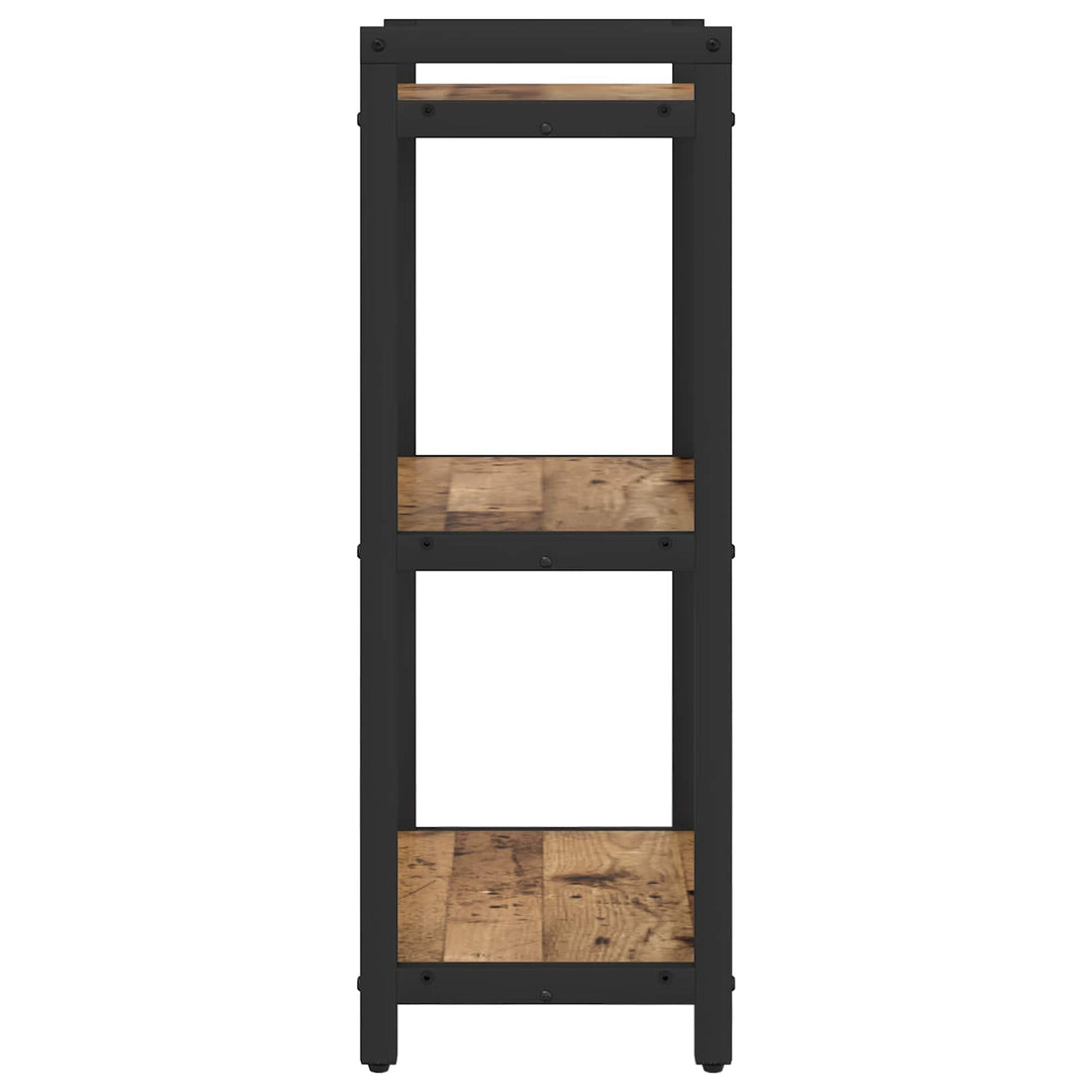 Bogreol Gammelt træ 40 x 30 x 85 cm Konstrueret træ