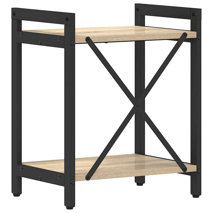 Bogreol 40 x 30 x 50 cm Konstrueret træ Sonoma eg
