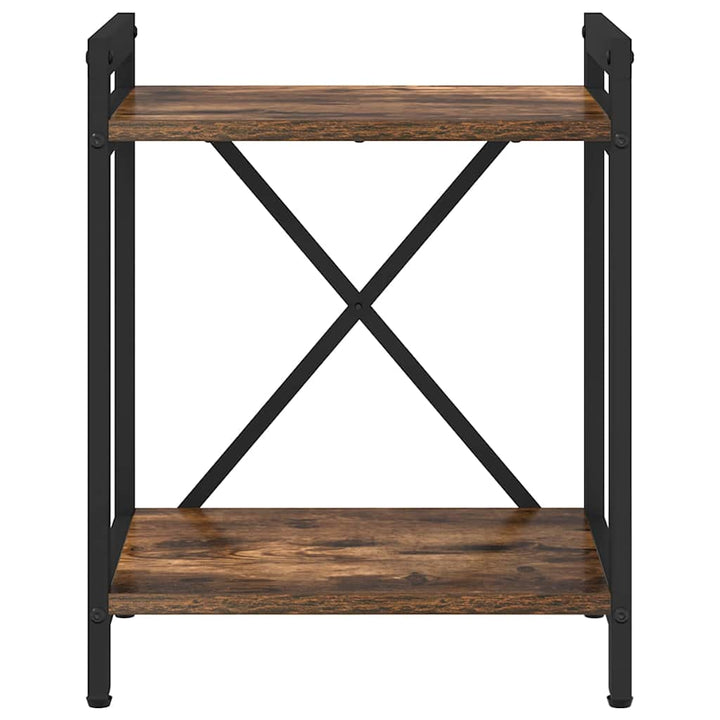 Bogreol Røget eg 40 x 30 x 50 cm Konstrueret træ