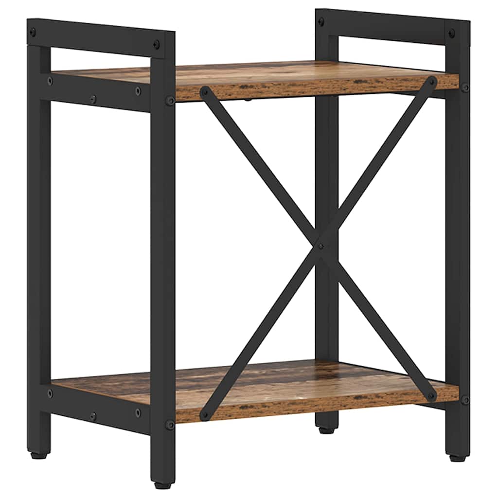 Bogreol Gammelt træ 40 x 30 x 50 cm Konstrueret træ