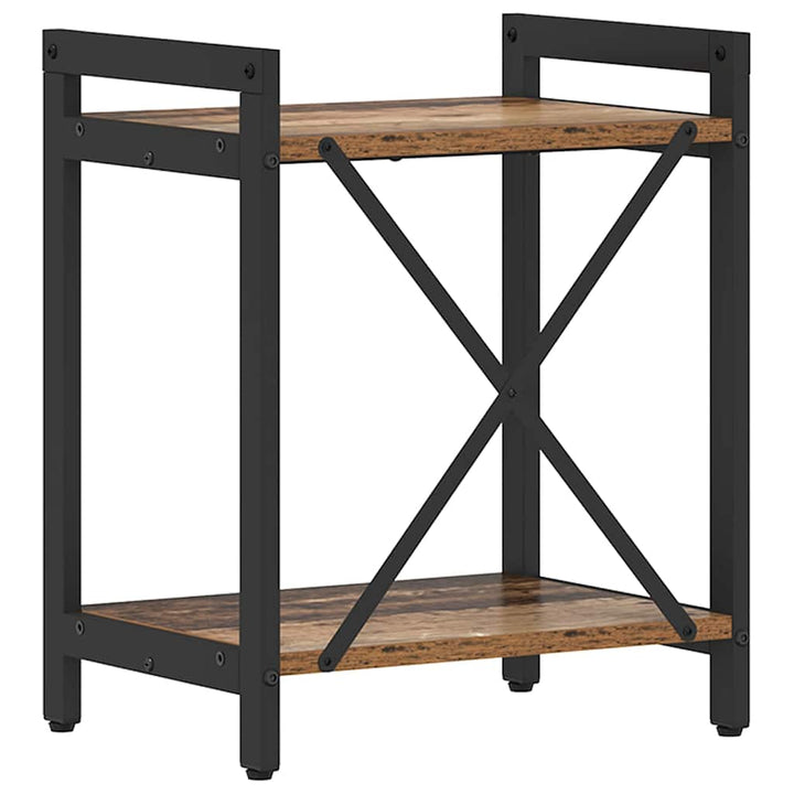 Bogreol Gammelt træ 40 x 30 x 50 cm Konstrueret træ