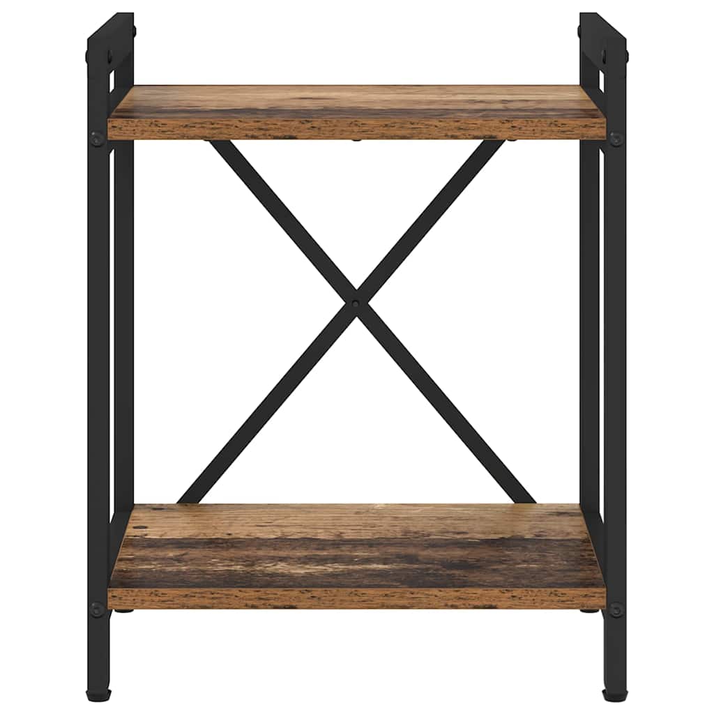 Bogreol Gammelt træ 40 x 30 x 50 cm Konstrueret træ