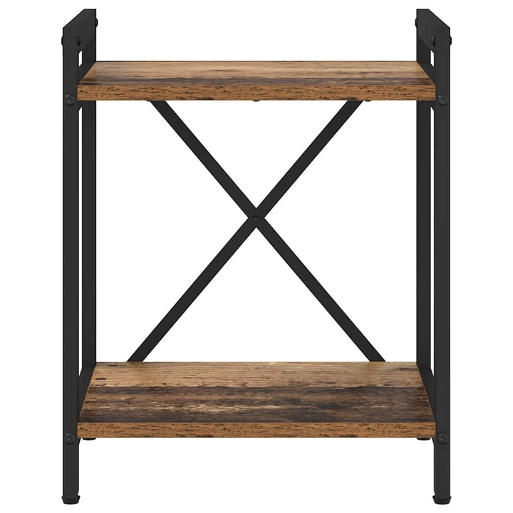 Bogreol Gammelt træ 40 x 30 x 50 cm Konstrueret træ