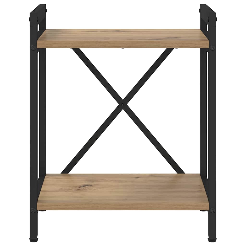 Bogreol Artisan Egetræ 40 x 30 x 50 cm Konstrueret træ