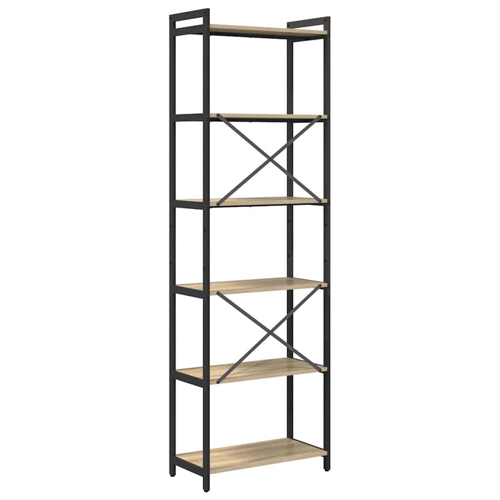 Bogreol Sonoma eg 60 x 30 x 189,5 cm Konstrueret træ