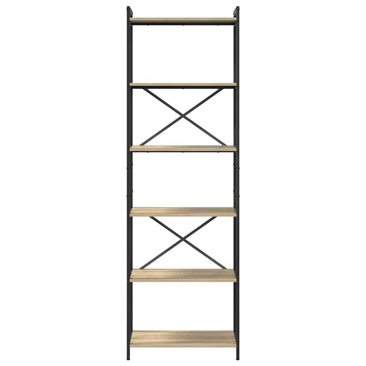 Bogreol Sonoma eg 60 x 30 x 189,5 cm Konstrueret træ