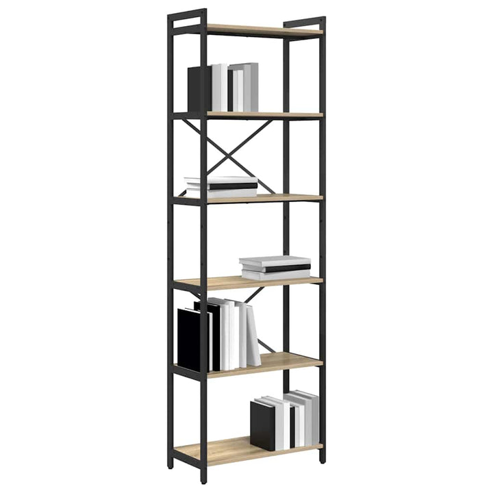 Bogreol Sonoma eg 60 x 30 x 189,5 cm Konstrueret træ