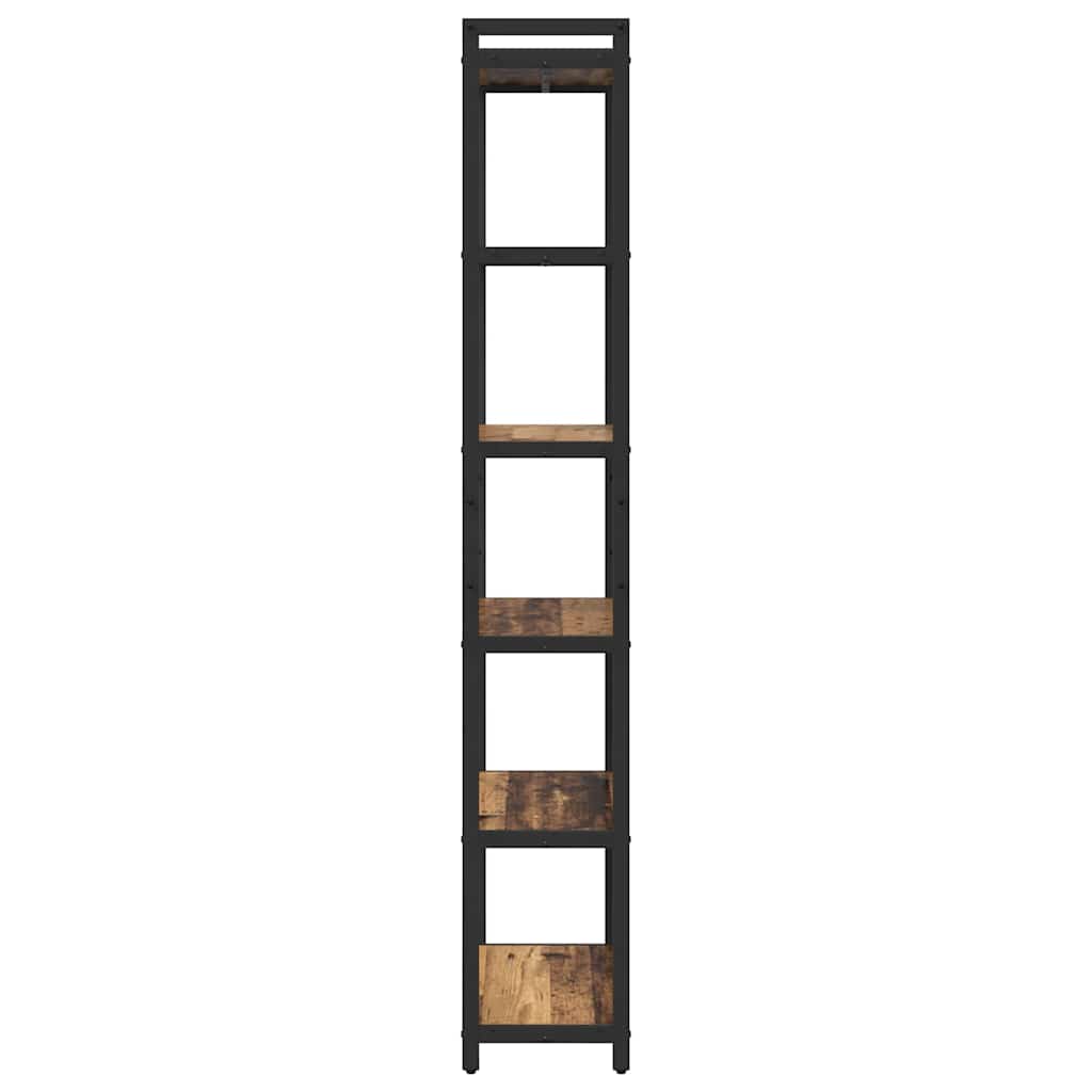 Bogreol Gammelt træ 60 x 30 x 189,5 cm Konstrueret træ