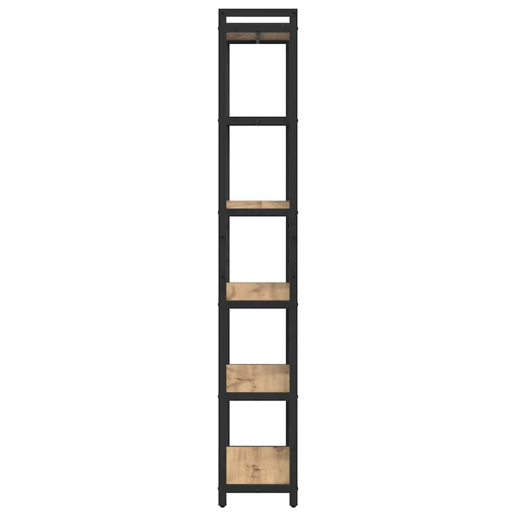 Bogreol Artisan Egetræ 60 x 30 x 189,5 cm Konstrueret træ