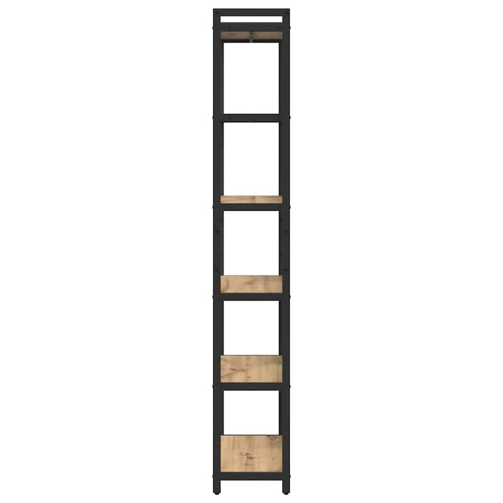 Bogreol Artisan Egetræ 60 x 30 x 189,5 cm Konstrueret træ