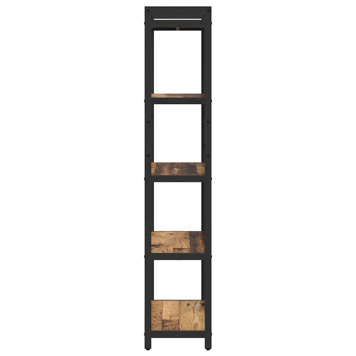 Bogreol Gammelt træ 60 x 30 x 155 cm Konstrueret træ