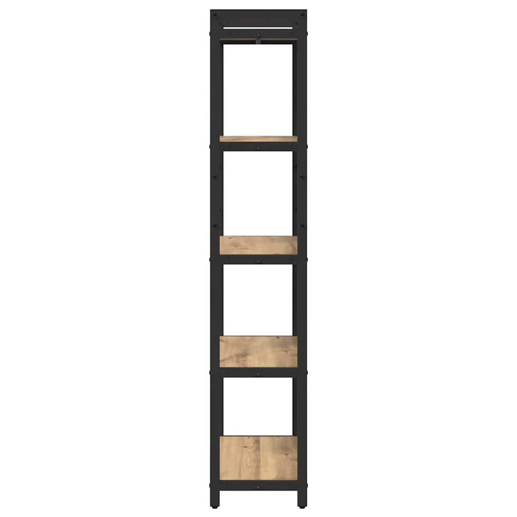 Bogreol Artisan Egetræ 60 x 30 x 155 cm Konstrueret træ