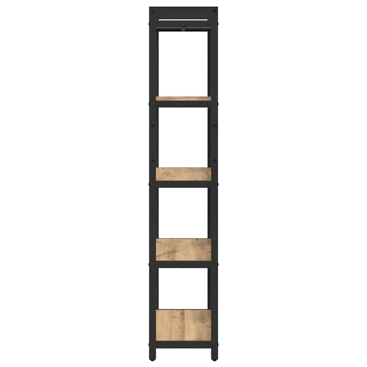 Bogreol Artisan Egetræ 60 x 30 x 155 cm Konstrueret træ