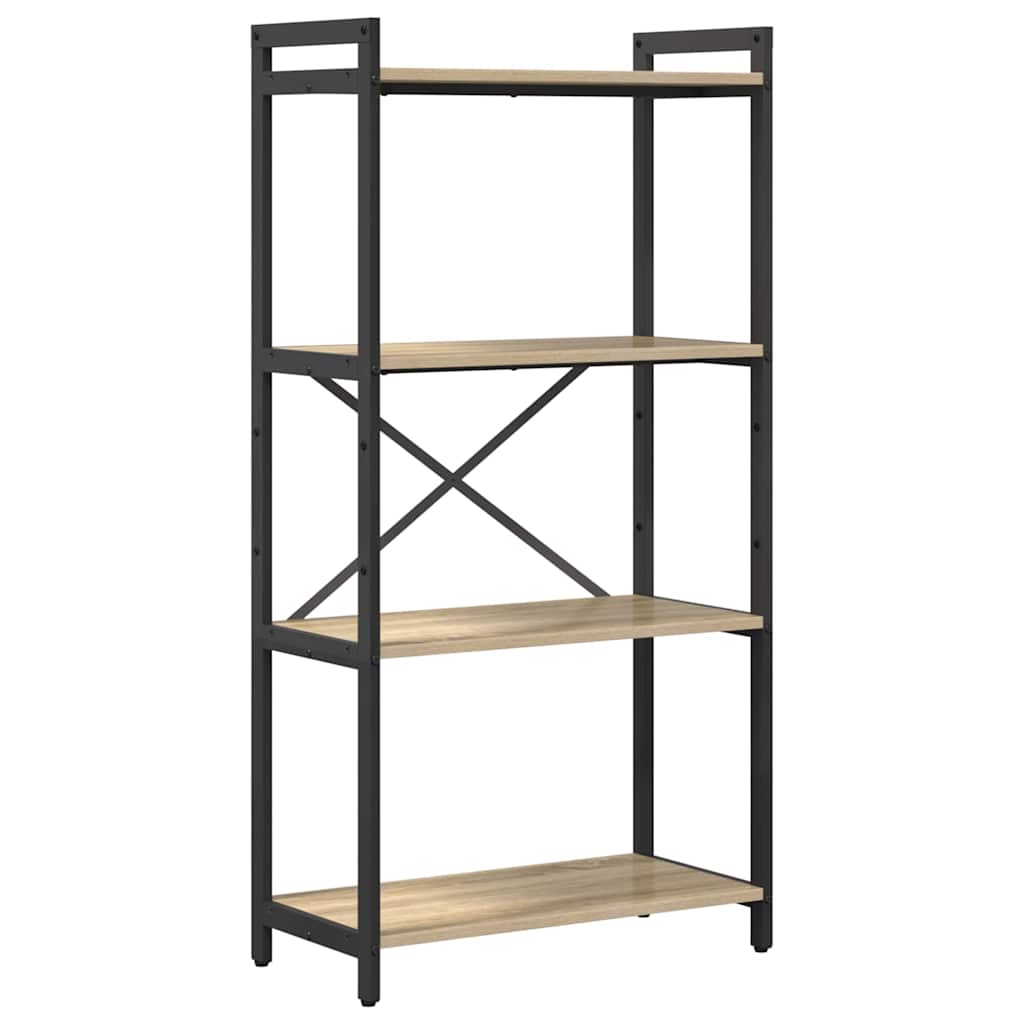 Bogreol Sonoma eg 60 x 30 x 120 cm Konstrueret træ