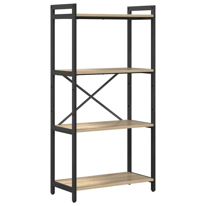 Bogreol Sonoma eg 60 x 30 x 120 cm Konstrueret træ