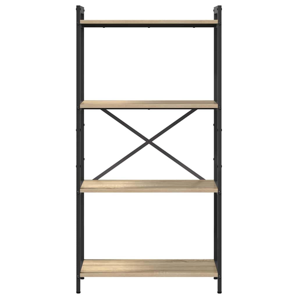 Bogreol Sonoma eg 60 x 30 x 120 cm Konstrueret træ