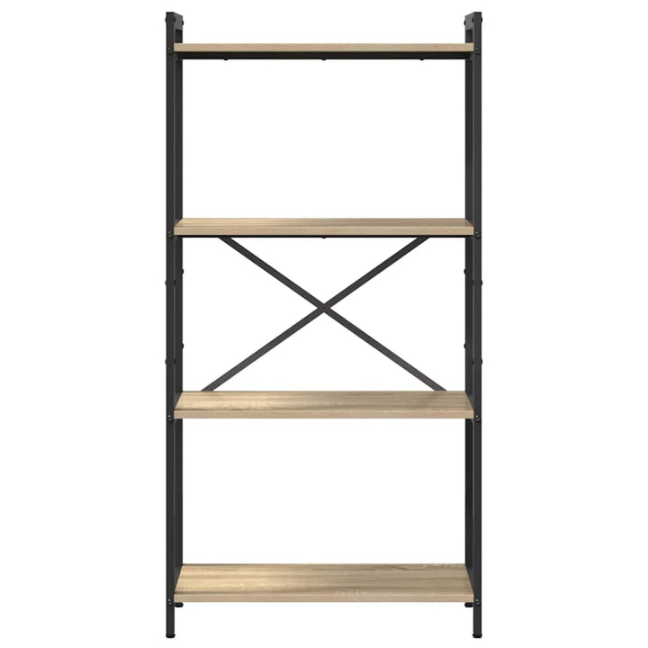 Bogreol Sonoma eg 60 x 30 x 120 cm Konstrueret træ