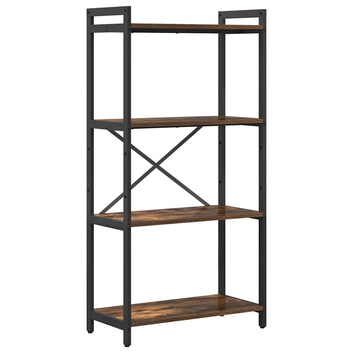 Bogreol Røget eg 60 x 30 x 120 cm Konstrueret træ