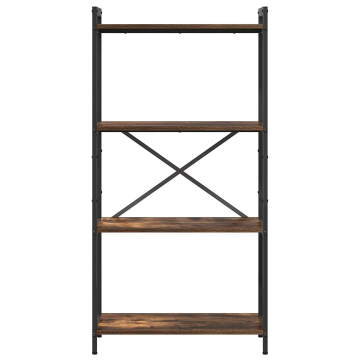 Bogreol Røget eg 60 x 30 x 120 cm Konstrueret træ