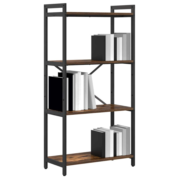 Bogreol Røget eg 60 x 30 x 120 cm Konstrueret træ