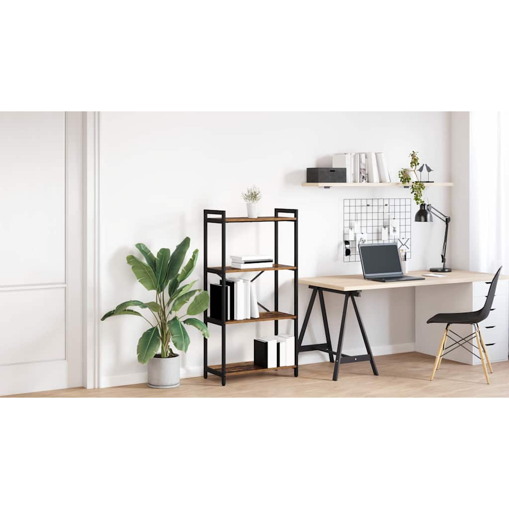 Bogreol Gammelt træ 60 x 30 x 120 cm Konstrueret træ