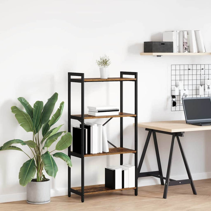 Bogreol Gammelt træ 60 x 30 x 120 cm Konstrueret træ