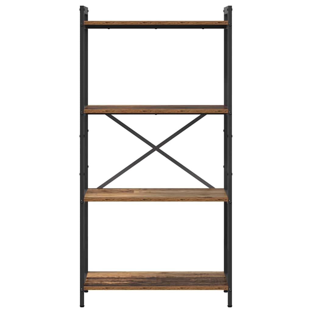 Bogreol Gammelt træ 60 x 30 x 120 cm Konstrueret træ