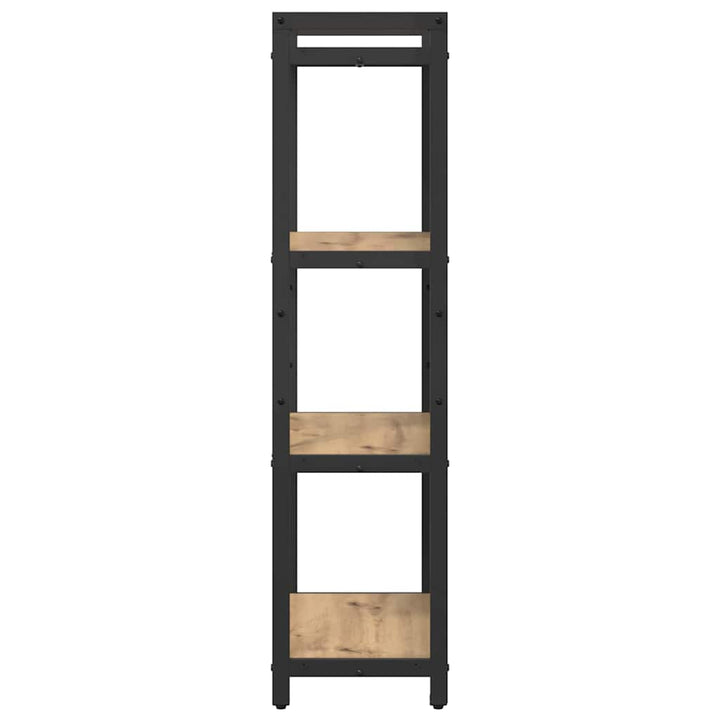 Bogreol Artisan Egetræ 60 x 30 x 120 cm Konstrueret træ