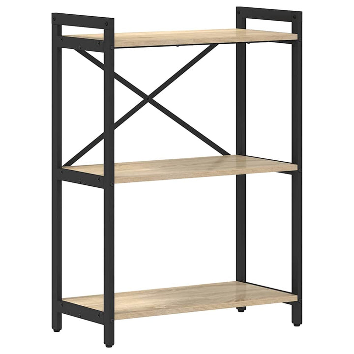 Bogreol Sonoma eg 60 x 30 x 85 cm Konstrueret træ