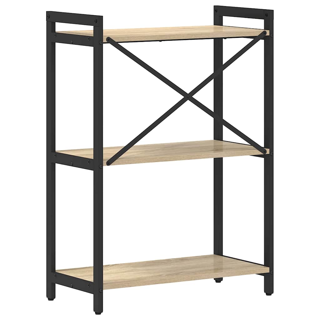 Bogreol Sonoma eg 60 x 30 x 85 cm Konstrueret træ