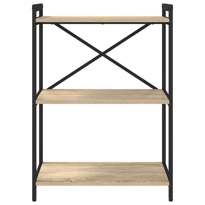 Bogreol Sonoma eg 60 x 30 x 85 cm Konstrueret træ