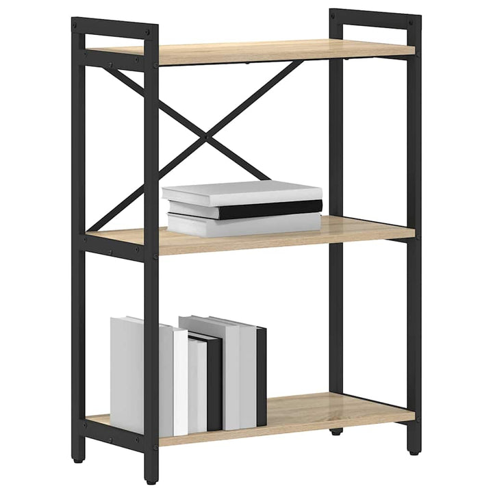 Bogreol Sonoma eg 60 x 30 x 85 cm Konstrueret træ