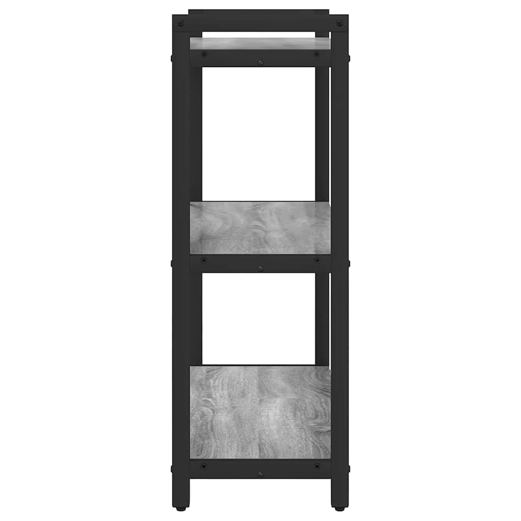 Bogreol 60 x 30 x 85 cm Konstrueret træ Grå sonoma-eg