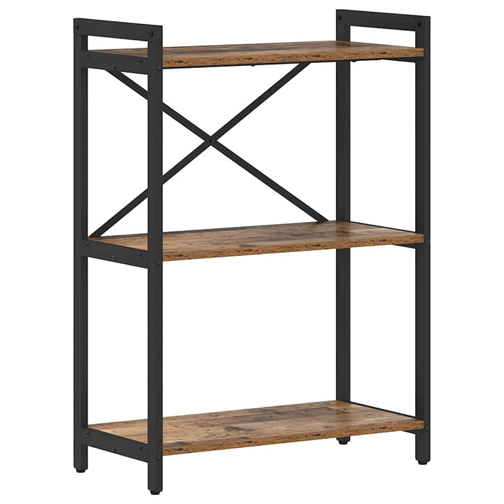 Bogreol Gammelt træ 60 x 30 x 85 cm Konstrueret træ