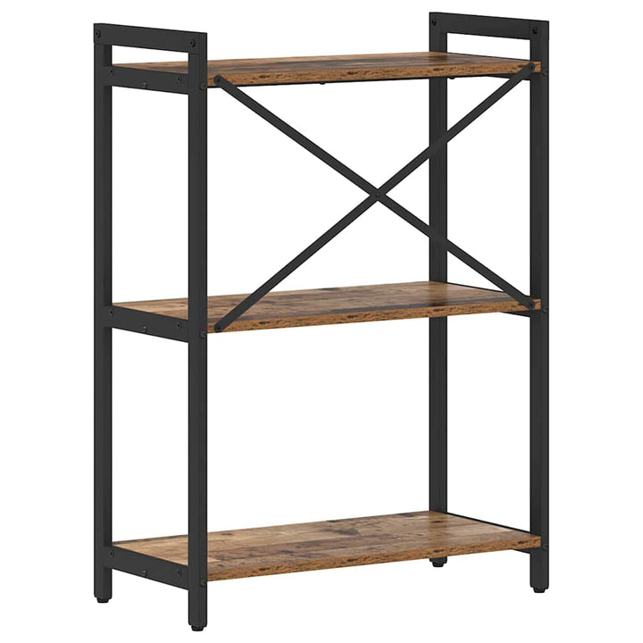 Bogreol Gammelt træ 60 x 30 x 85 cm Konstrueret træ
