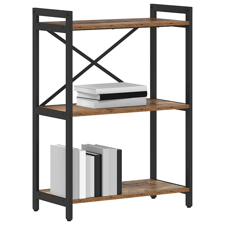 Bogreol Gammelt træ 60 x 30 x 85 cm Konstrueret træ