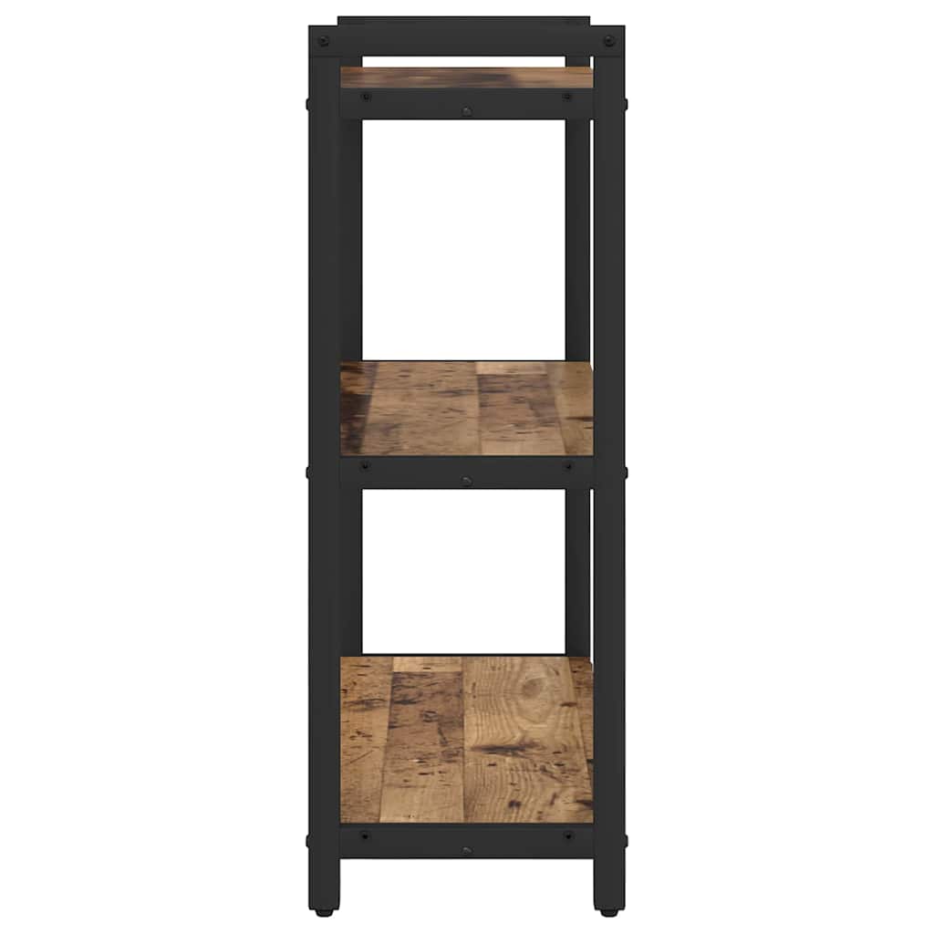 Bogreol Gammelt træ 60 x 30 x 85 cm Konstrueret træ