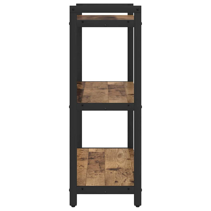 Bogreol Gammelt træ 60 x 30 x 85 cm Konstrueret træ